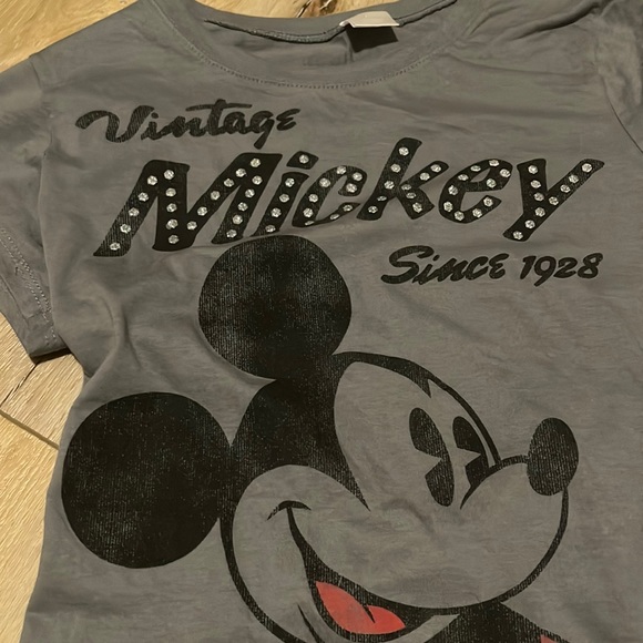 Sz L Disney Rhinestone Mickey Tee - Picture 2 of 6